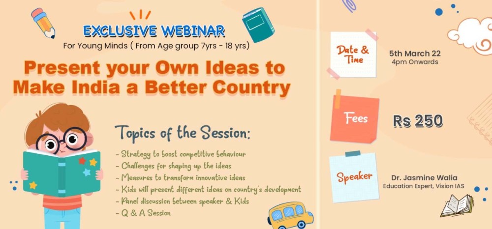 An Exclusive Webinar for Young Minds